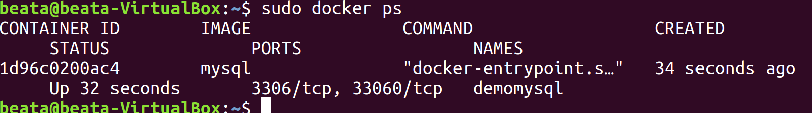 Docker i phpMyAdmin zdj.5